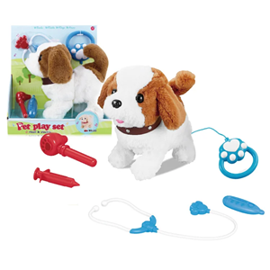 سگ کنترلی سخنگو و موزیکال سفید Pet Play Set Toys_اسباب بازی